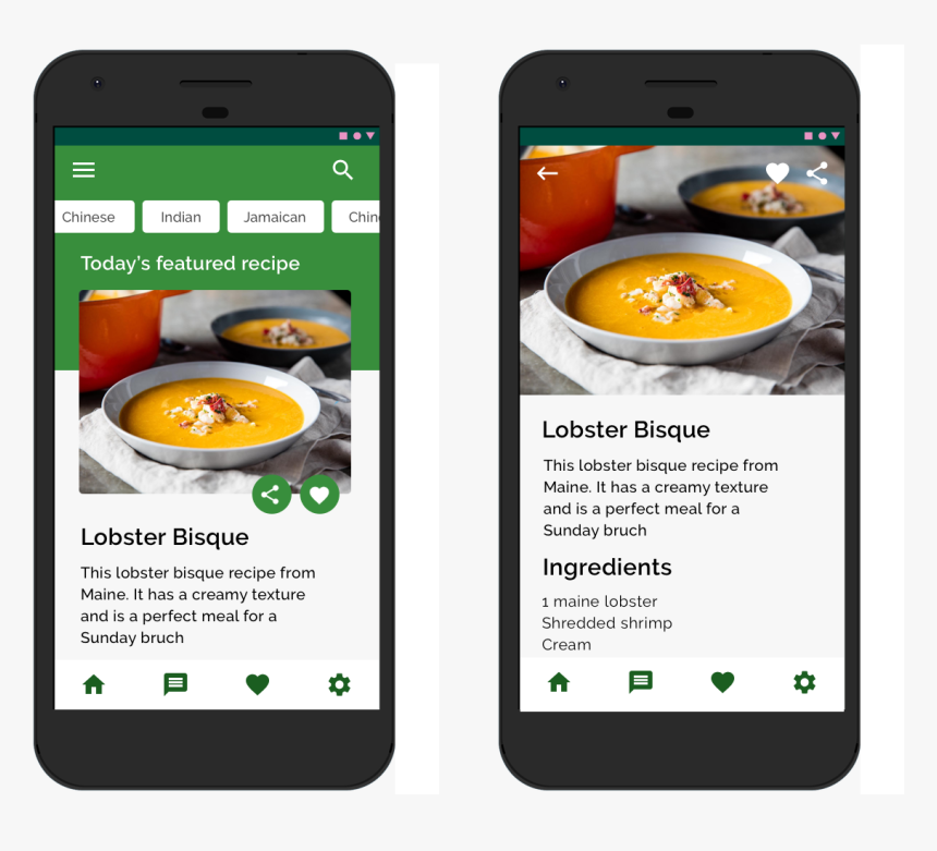 Recipe App Inspired By Eventbrite Design Ui Ux Design - Smartphone, HD Png Download, Free Download