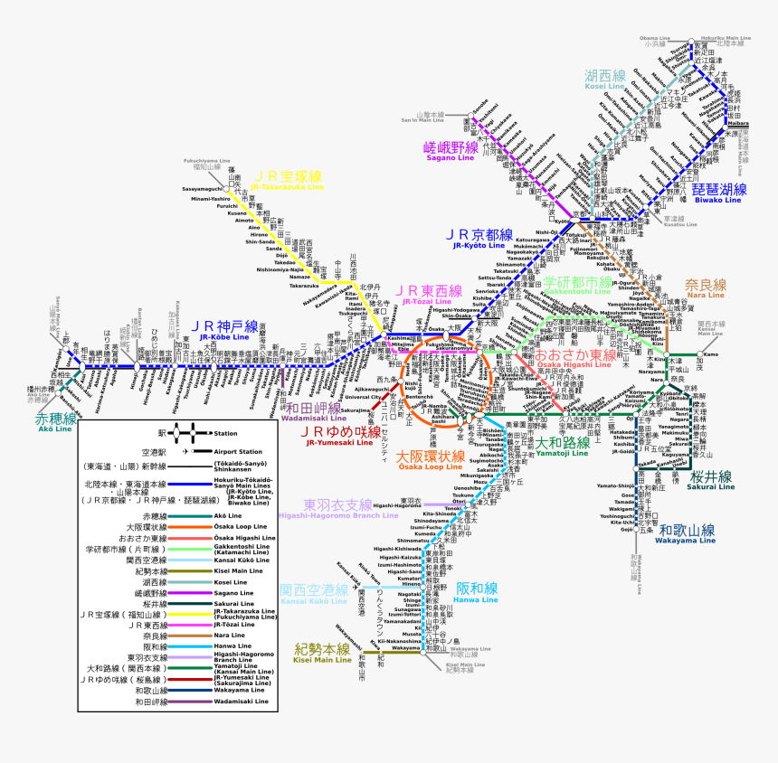 Transit Maps: Official Map: Isometric JR West System Map, 60% OFF