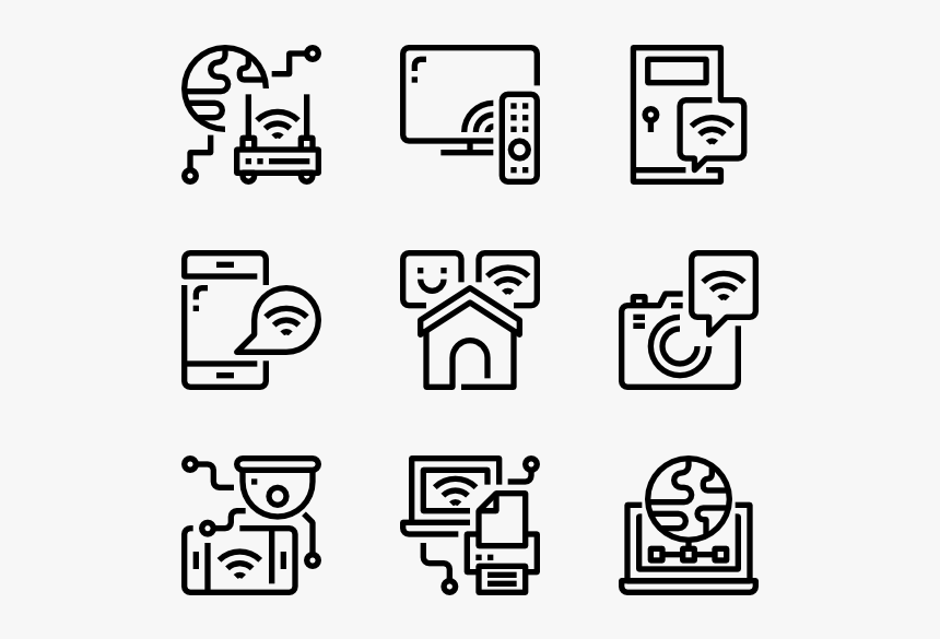 Internet Of Thing - Vector Computer Icon Png, Transparent Png, Free Download