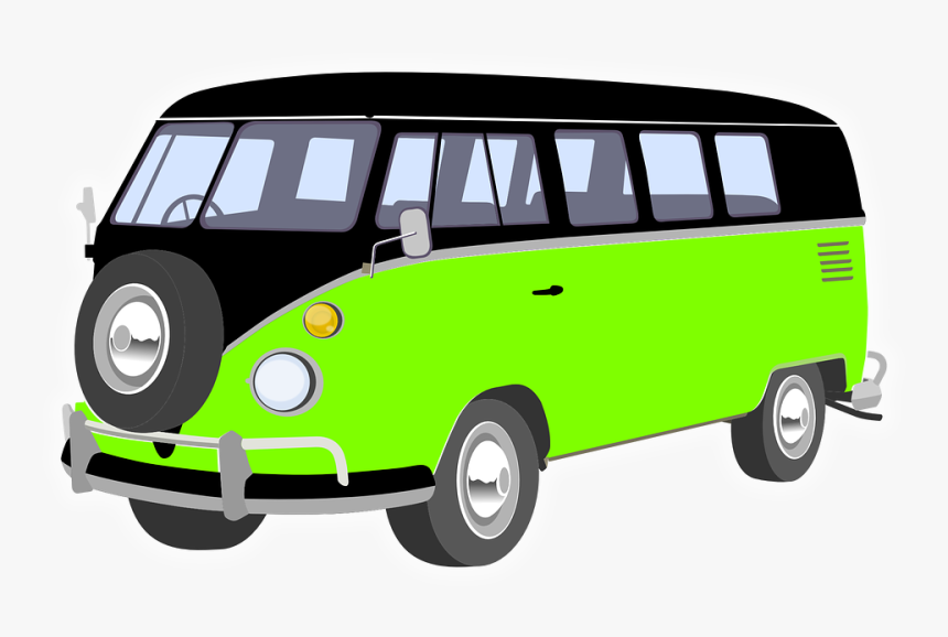 Van, Vw, Volkswagen, Camper, Travel, Vehicle, Vacation - Van Clipart Png, Transparent Png, Free Download