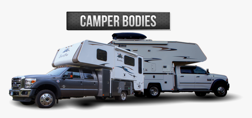 Truck Camper On Service Body, HD Png Download, Free Download