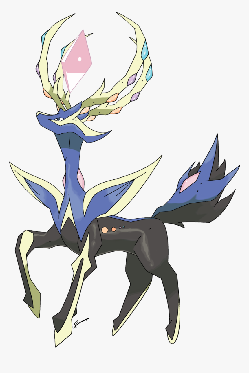 Mega Xerneas By Rey-menn - Mega Xerneas, HD Png Download, Free Download