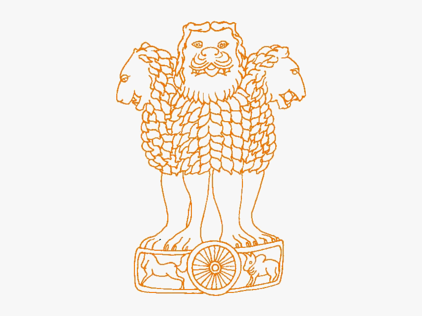 How To Draw National Emblem Of India Step By Step National Emblem Of 