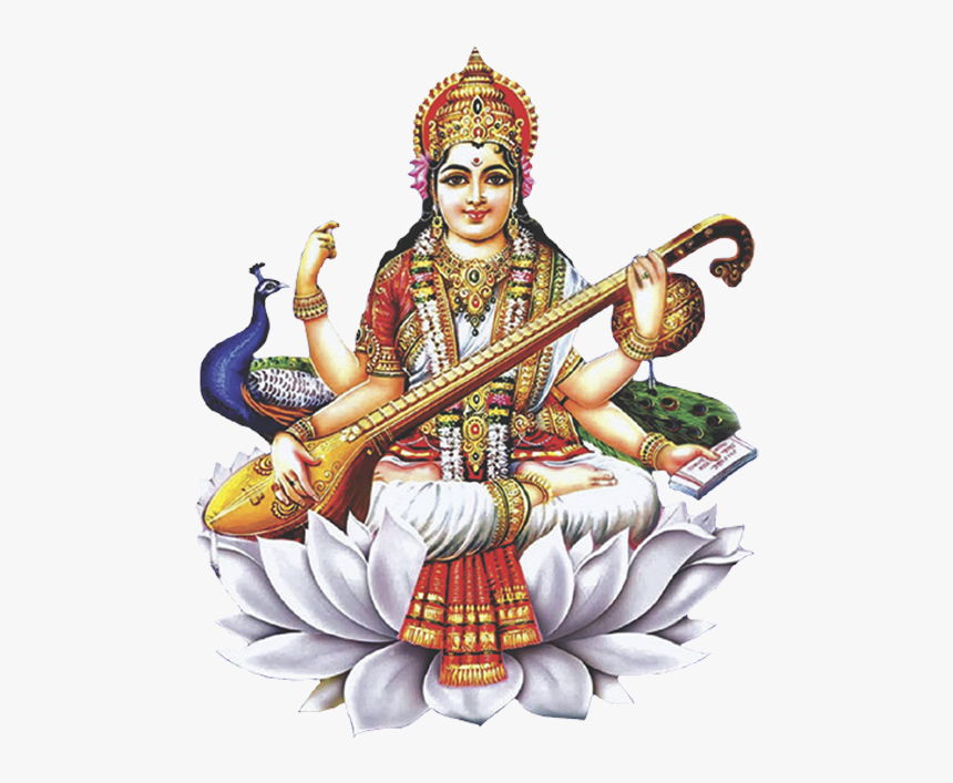 Ayudha Puja Png High-quality Image - Saraswati Image Png Hd, Transparent Png, Free Download