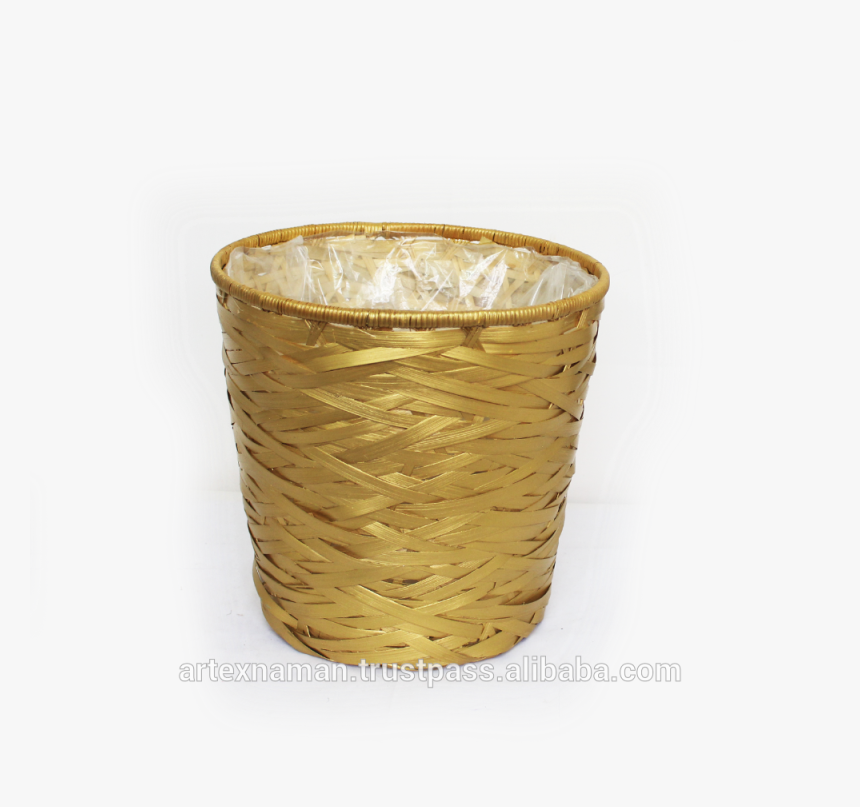 High Quality Plait Bamboo Flower Basket,flower Pot - Pot Bunga Dari Anyaman Bambu, HD Png Download, Free Download