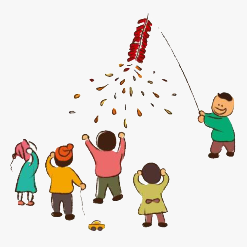 Painted Chinese New Year Firecracker Png - Chinese New Year Firecracker Clipart Free, Transparent Png, Free Download