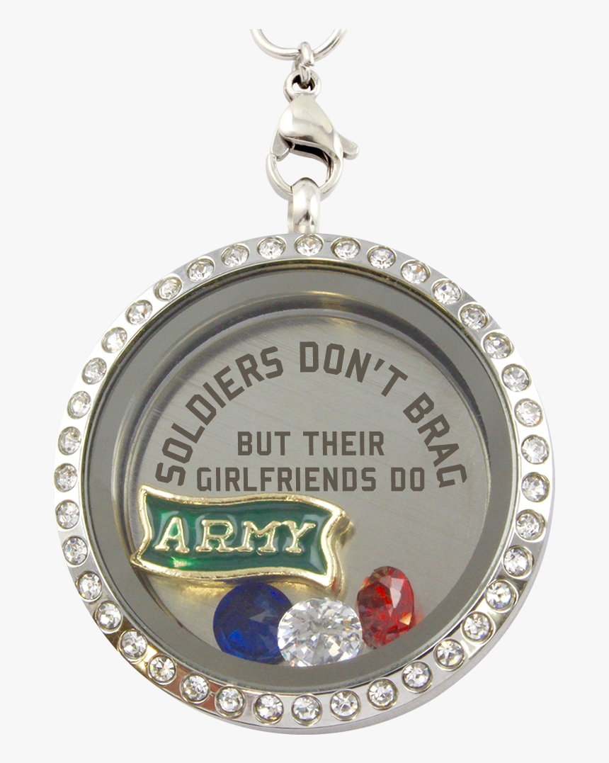 Army Girlfriends Brag Charm Necklace"
 Class= - Like Having Conversations With Kids, HD Png Download, Free Download