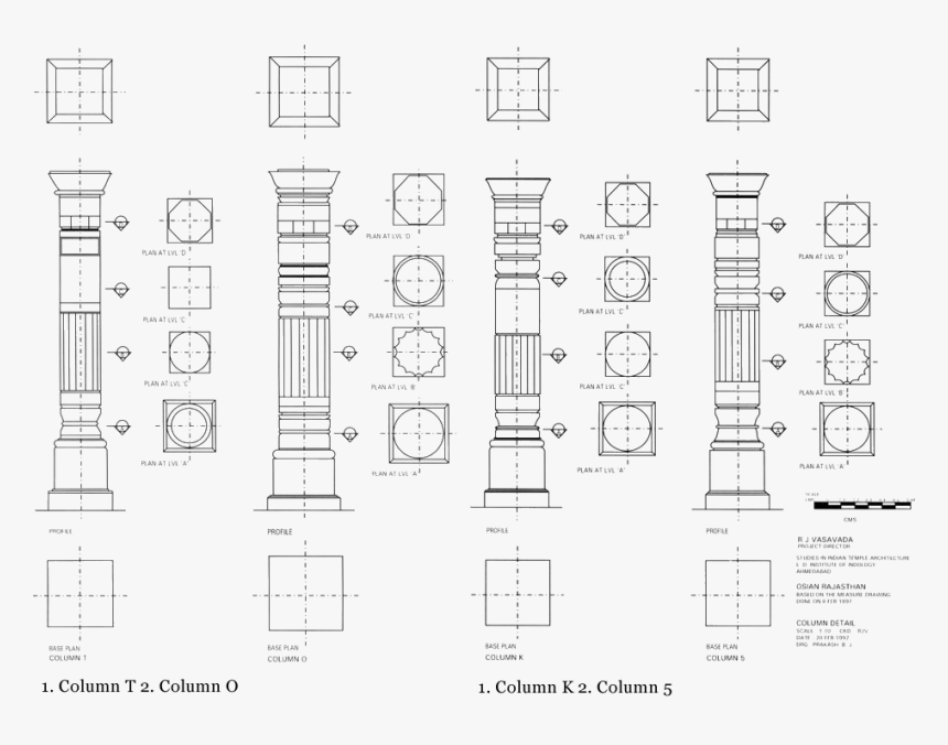 Plate Column Details - Line Art, HD Png Download, Free Download