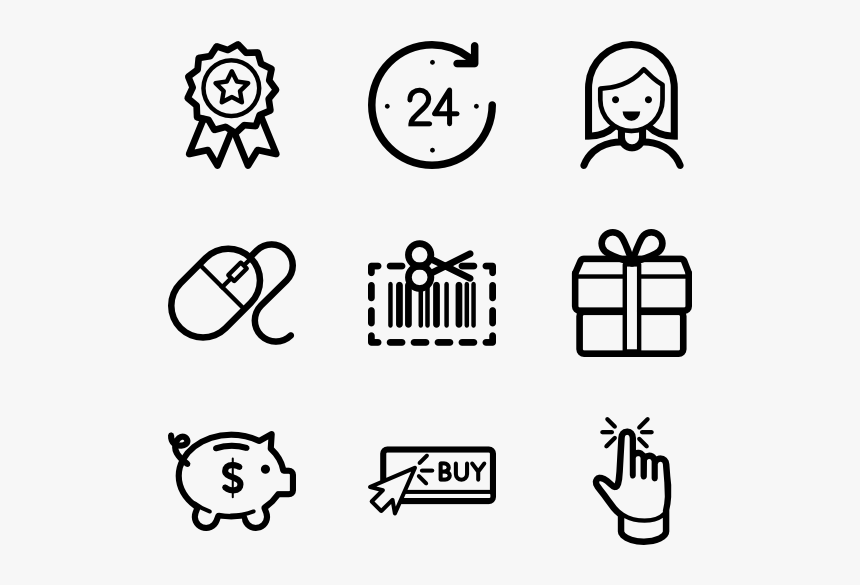 Essential Set - Email Phone Address Icons, HD Png Download, Free Download