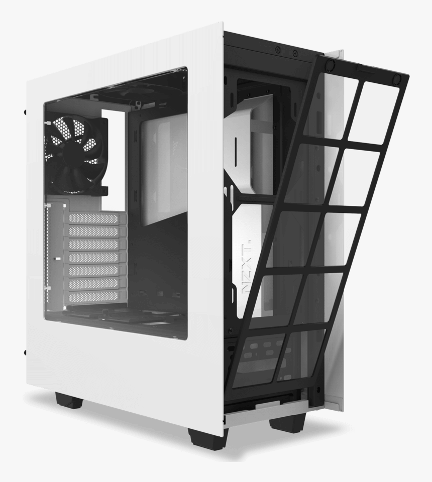 Nzxt S340 White Mid Tower Computer Case Ca S340w W1 - Nzxt S340 Mid ...