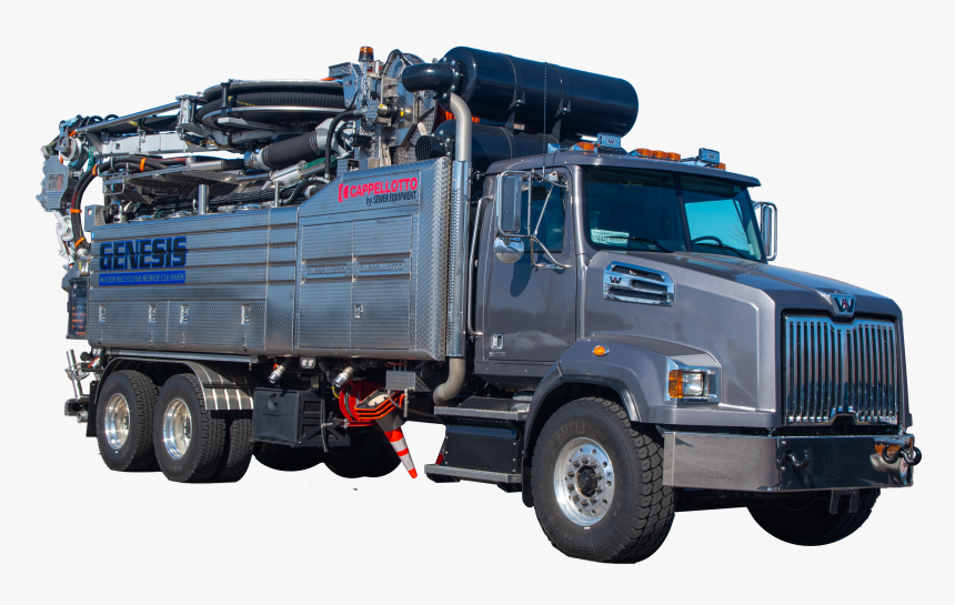 Cappellotto By Sewer Equipment - Trailer Truck, HD Png Download, Free Download