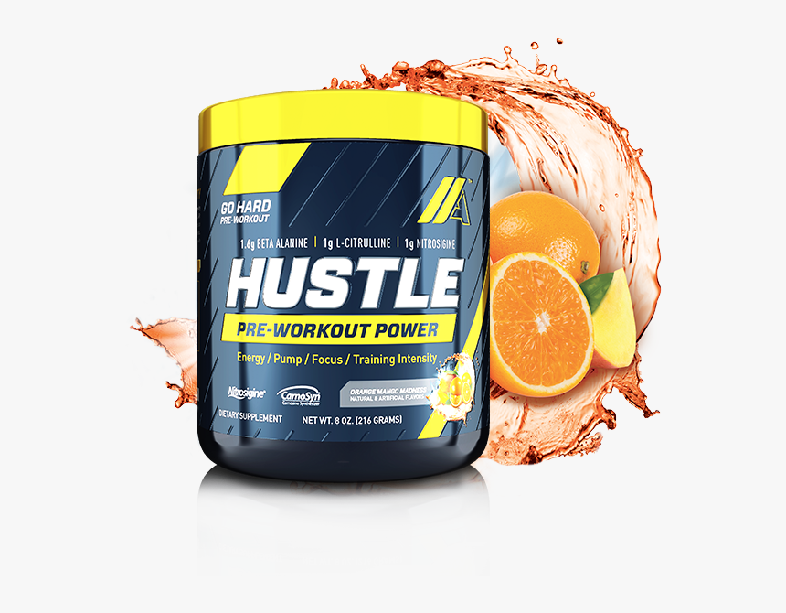 Api Hustle Pre-workout Orange Mango - Api Hustle Pre Workout, HD Png Download, Free Download