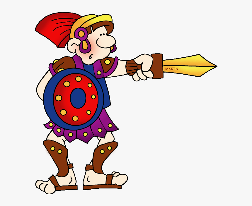 Clip Art Rome Clip Art By - Gladiator Clipart, HD Png Download, Free Download