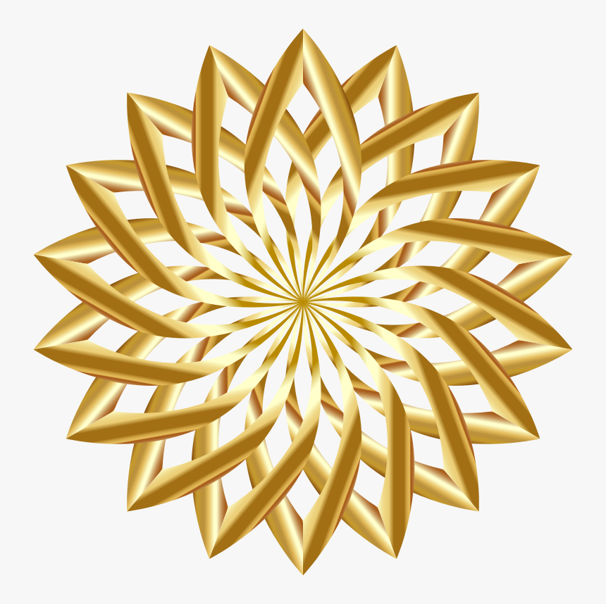 Golden Lotus No Background - Lotus Png Transparent Flowers Png, Png Download, Free Download