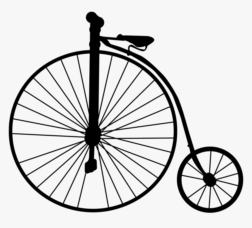 Picture Library Stock Bicycles Drawing At Getdrawings - Old Bicycle Clipart, HD Png Download, Free Download