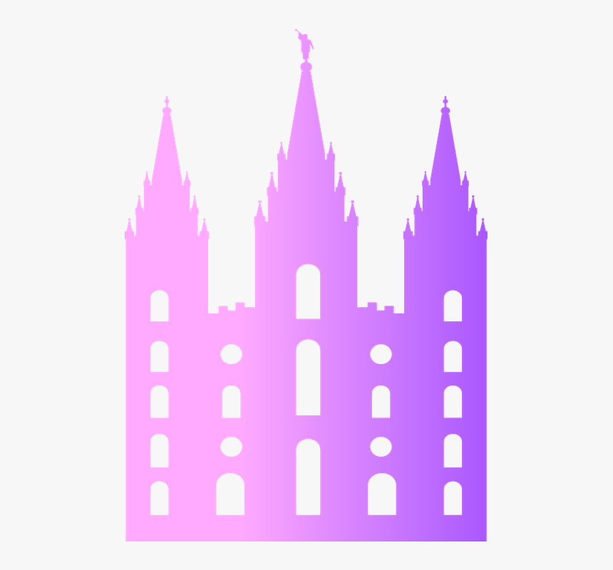 Temple, Mosque, Cathedral, Synagogue, Spiritual - Salt Lake Temple Clip Art, HD Png Download, Free Download