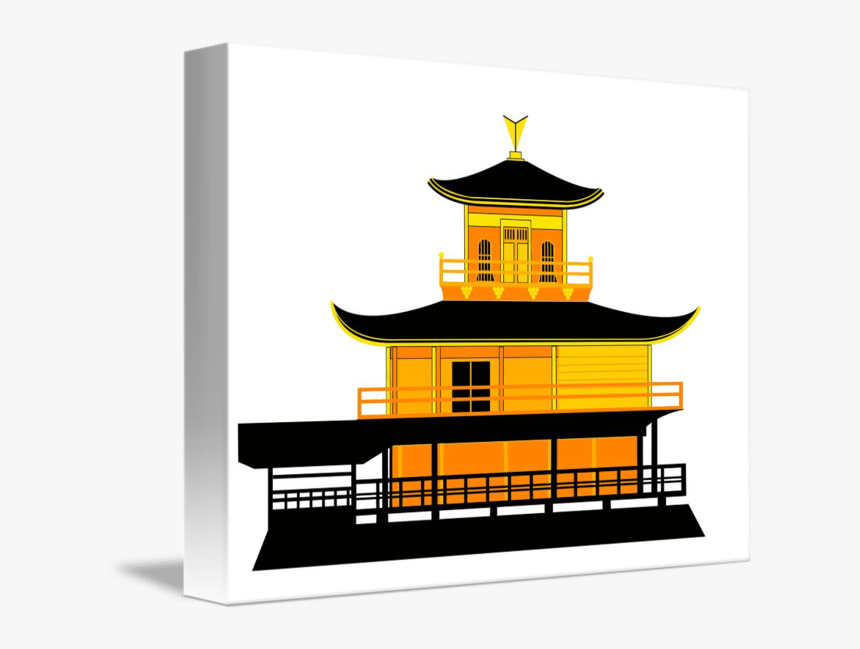 Golden Temple Clipart 2 By Heather - Kinkaku-ji, HD Png Download, Free Download