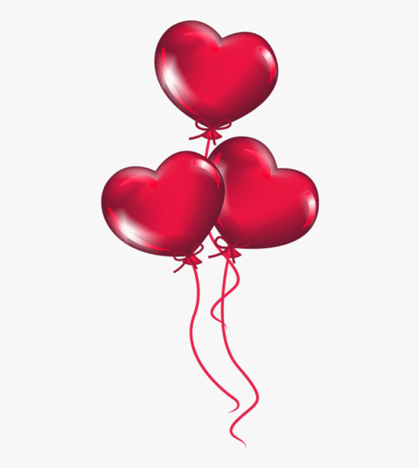 Free Png Transparent Heart Balloons Png Images Transparent - Heart Shape Balloon Png, Png Download, Free Download