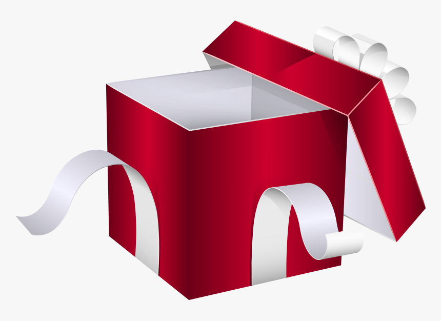 Open Red Gift Box Png Clipart Image Gallery Yopriceville - Present Box Open Png, Transparent Png, Free Download