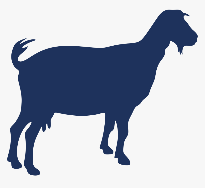 Boer Goat Autocad Dxf Clip Art - Boer Goat Silhouette Png, Transparent Png, Free Download