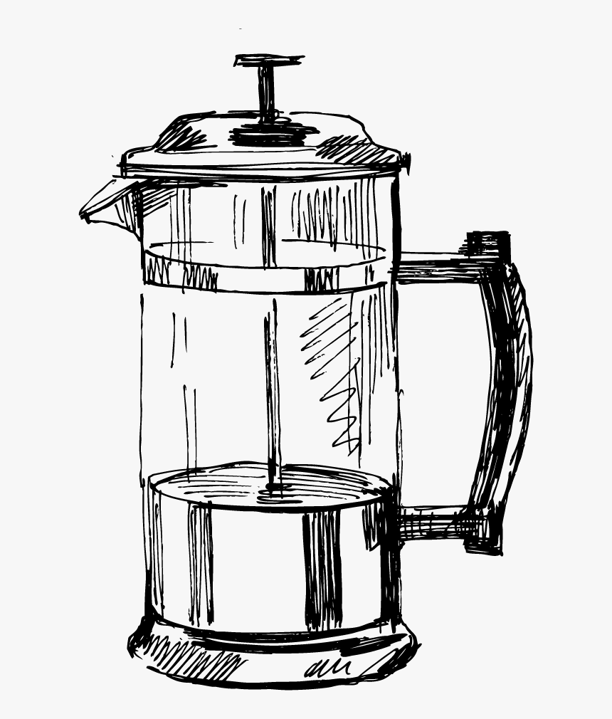 Transparent Appliances Clipart - Brew Coffee Sketch Png, Png Download, Free Download
