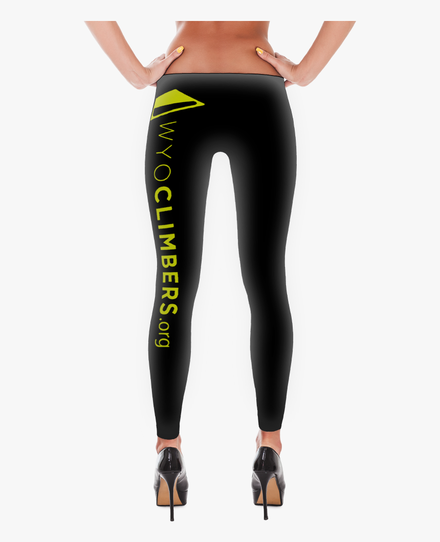 Black Tights 01 Neon Cwca Logo Long Lg 01 Mockup Back, HD Png Download, Free Download