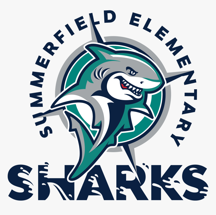 Sharklogosquare - Summerfield Sharks, HD Png Download, Free Download