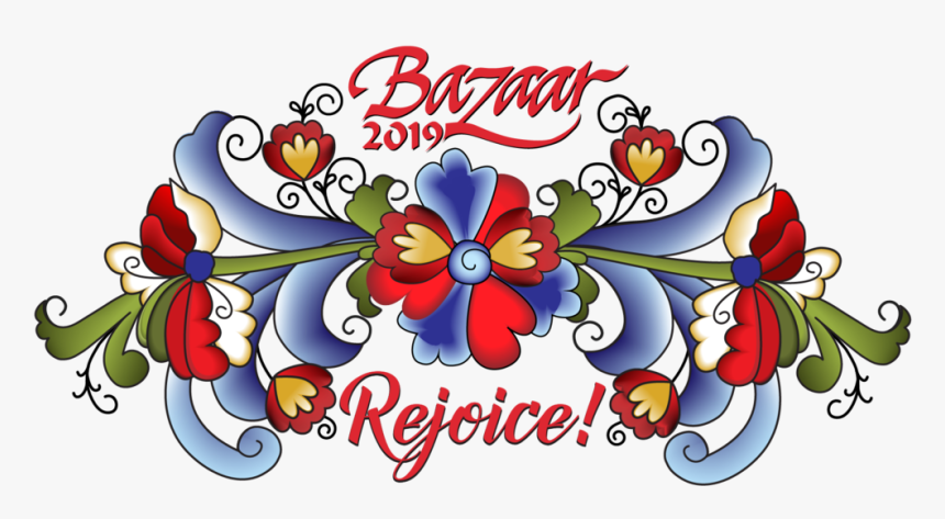 Bazaar 2019 Logo Square - Floral Design, HD Png Download, Free Download