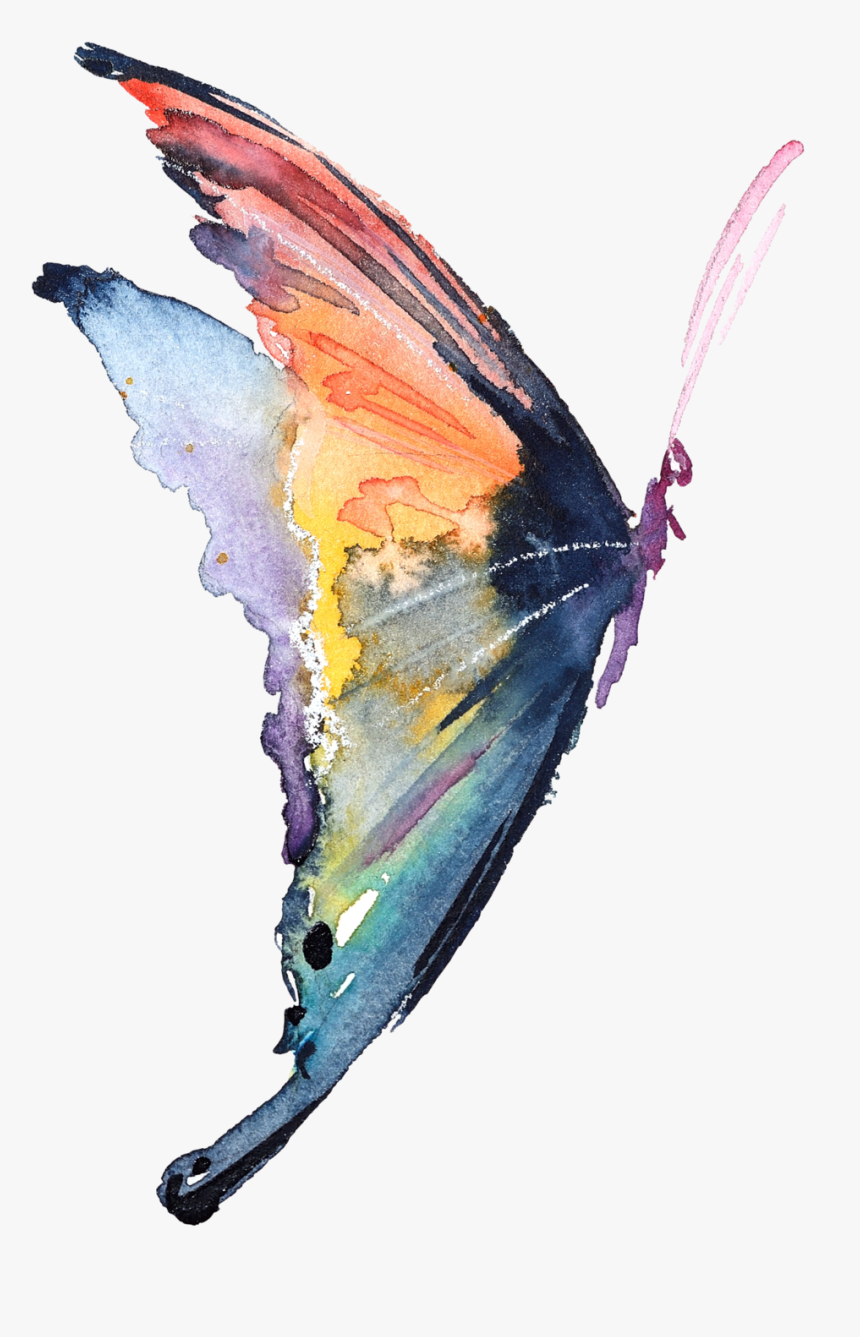 Transparent Butterfly Png Image - Watercolor Butterfly Clipart Transparent Background, Png Download, Free Download