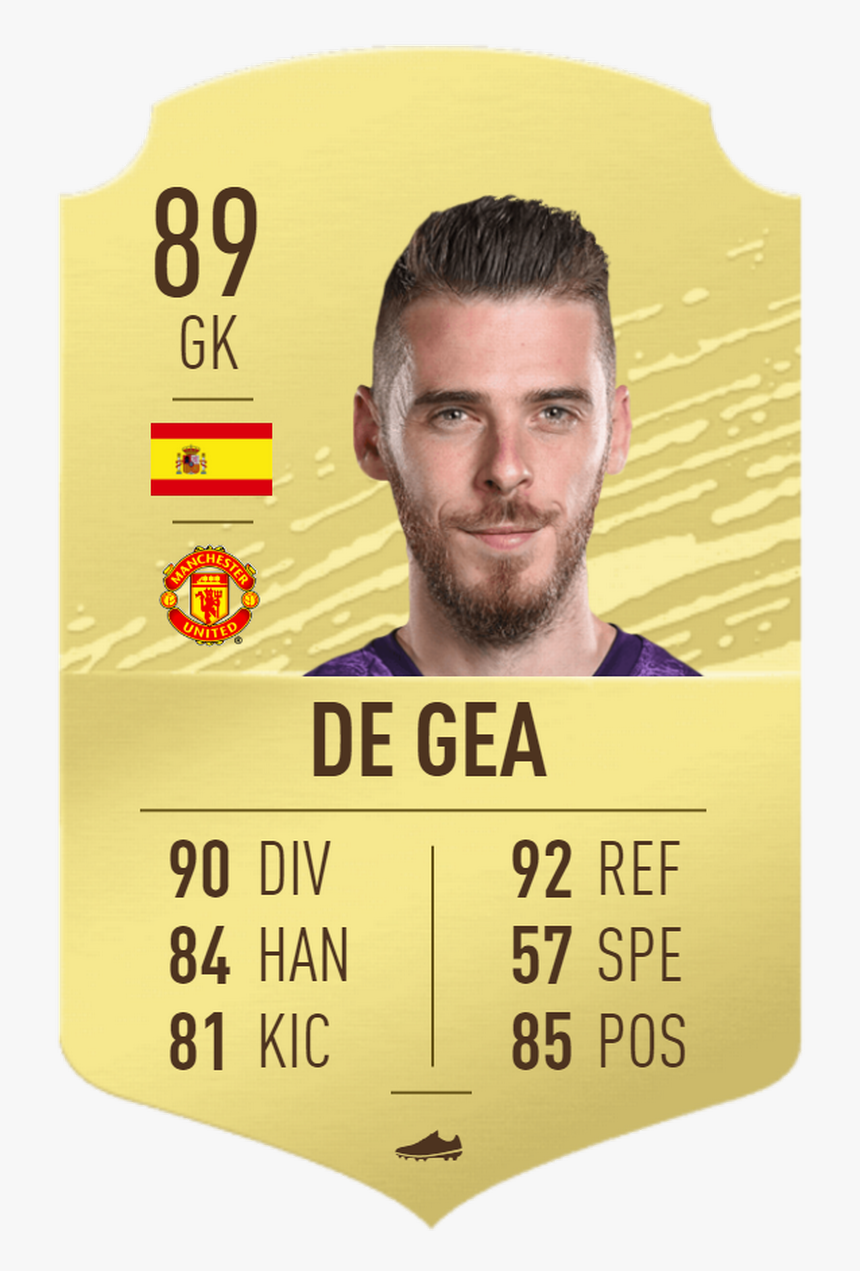 De Gea Fifa 20 Rating, HD Png Download, Free Download