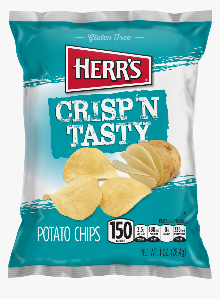 Herr's Sour Cream And Onion Chips, HD Png Download - kindpng