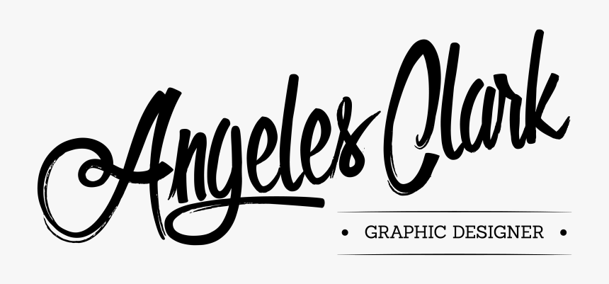 Angeles Clark Portfolio - Calligraphy, HD Png Download, Free Download