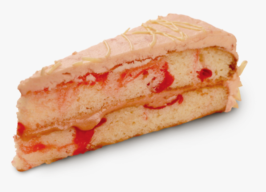 Strawberry Cake Slice - Kuchen, HD Png Download, Free Download