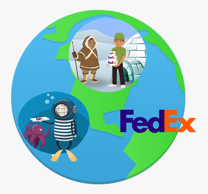 Fedex, Delivery, Fast, Anywhere, Cartoon, Digital Ad - Fedex, HD Png Download, Free Download