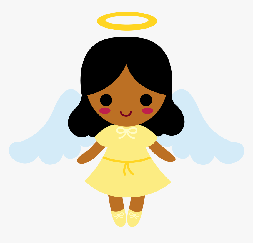 Cartoon African American Angel Png, Transparent Png, Free Download