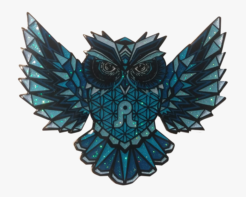 Image Of Blue - Pretty Owl Design, HD Png Download, Free Download