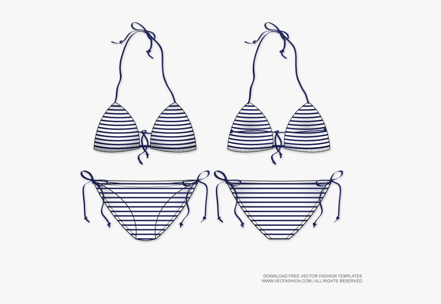 Tec Drawing Swimwear - Png Swimwear Vector, Transparent Png, Free Download