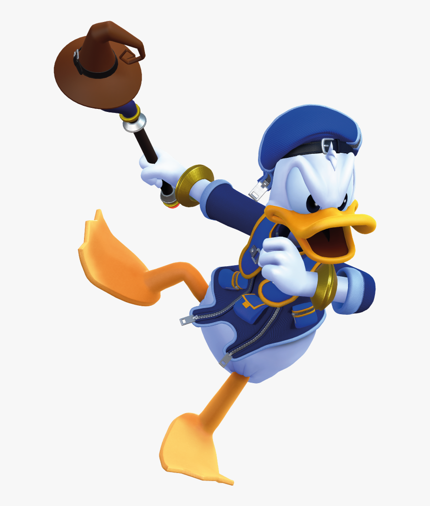 Donald04 - Kingdom Heart Donald Battle, HD Png Download, Free Download