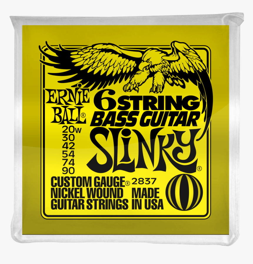 Ernie Ball Slinky 6 String W/small Ball End 29 5/8 - Ernie Ball 6 Strings Bass, HD Png Download, Free Download