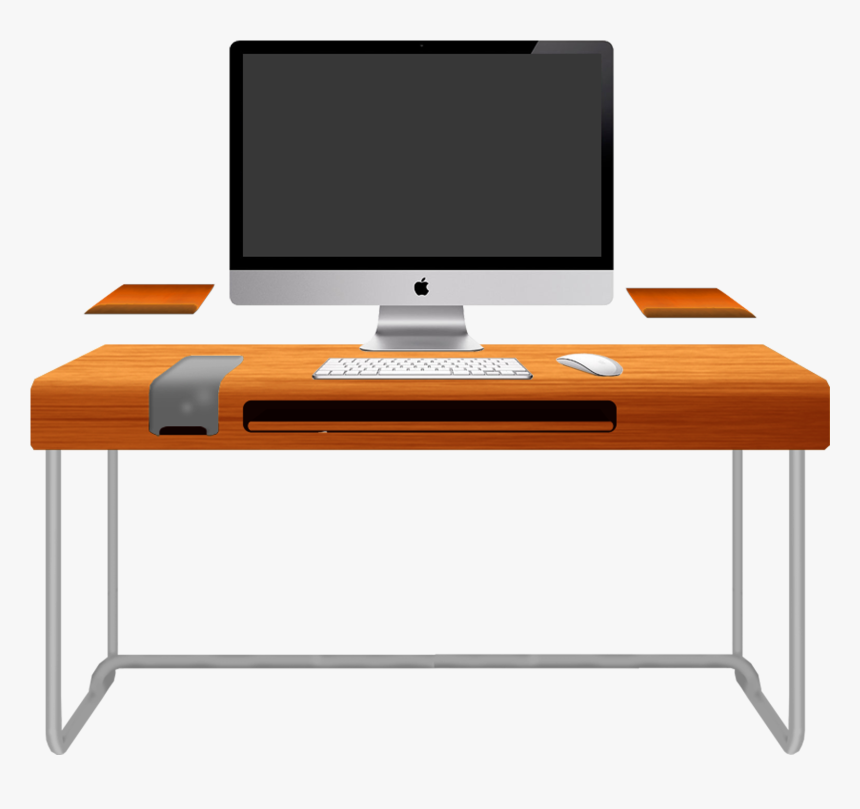 Transparent Computer Desk Png, Png Download, Free Download