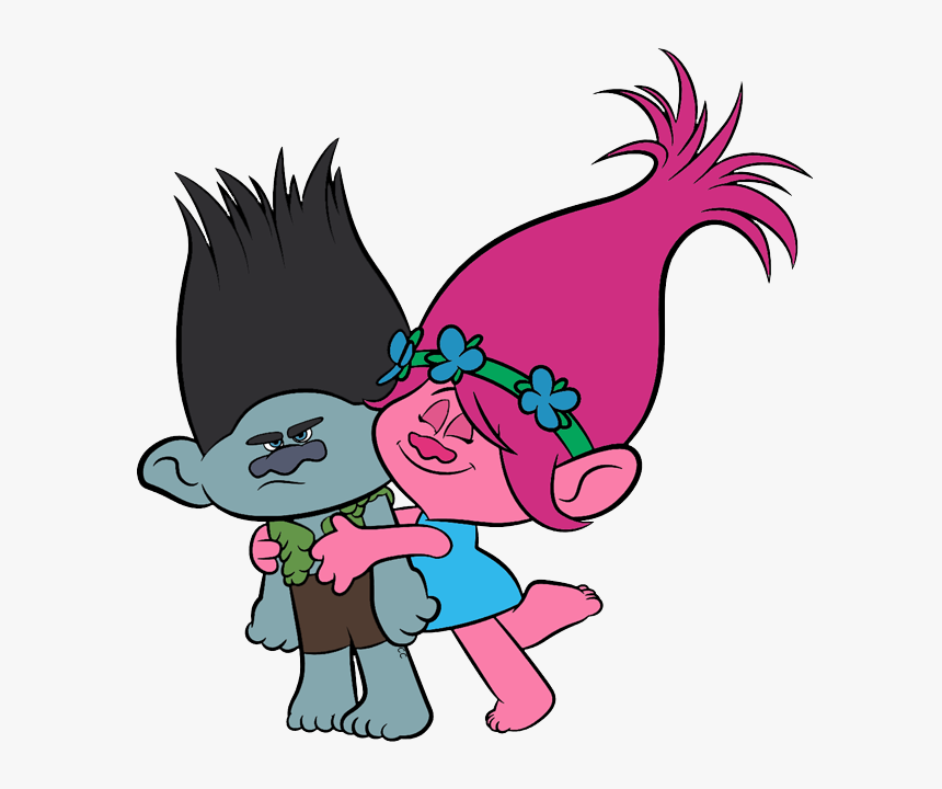 Trolls Png Branch Poppy Branch And Poppy Coloring Pages Transparent Png Kindpng