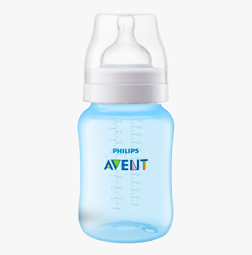 Mamadeira Avent Philips 1m Azul 260ml - Avent, HD Png Download, Free Download