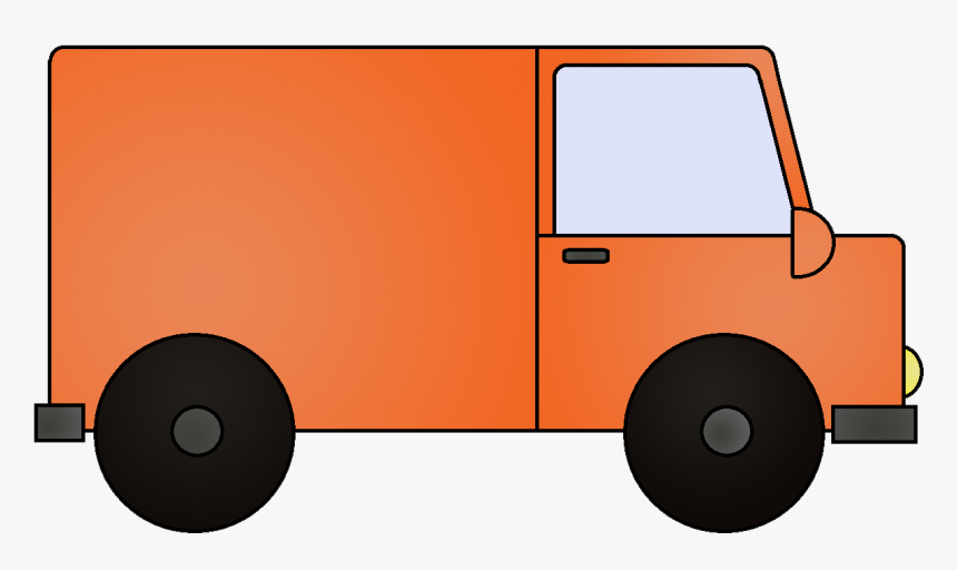 Delivery Van Clipart Png, Transparent Png, Free Download