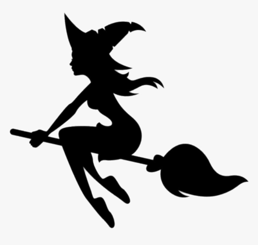 Young Witch On Broom - Don T Be A Basic Witch, HD Png Download, Free Download