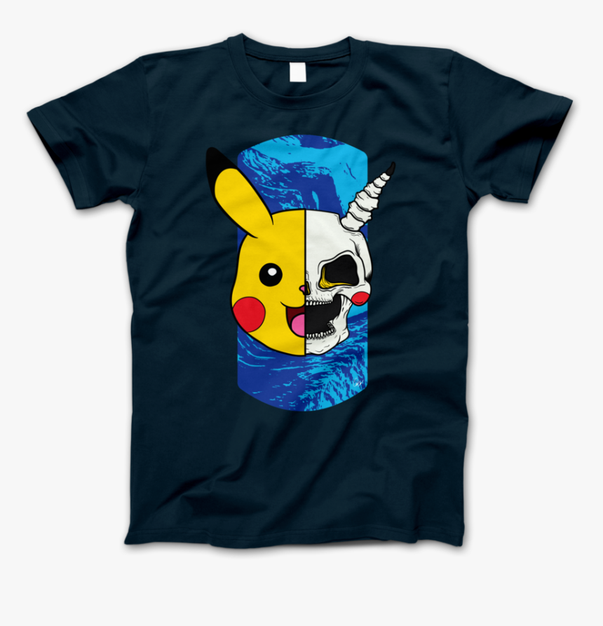 Linden Shop Pokemon Pikachu Frontshirt Navy, HD Png Download, Free Download