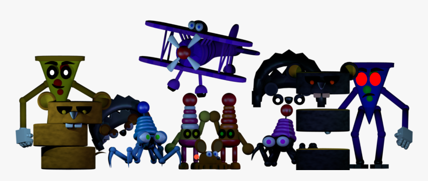 Some More Of The Enemies From Fnaf World, HD Png Download, Free Download