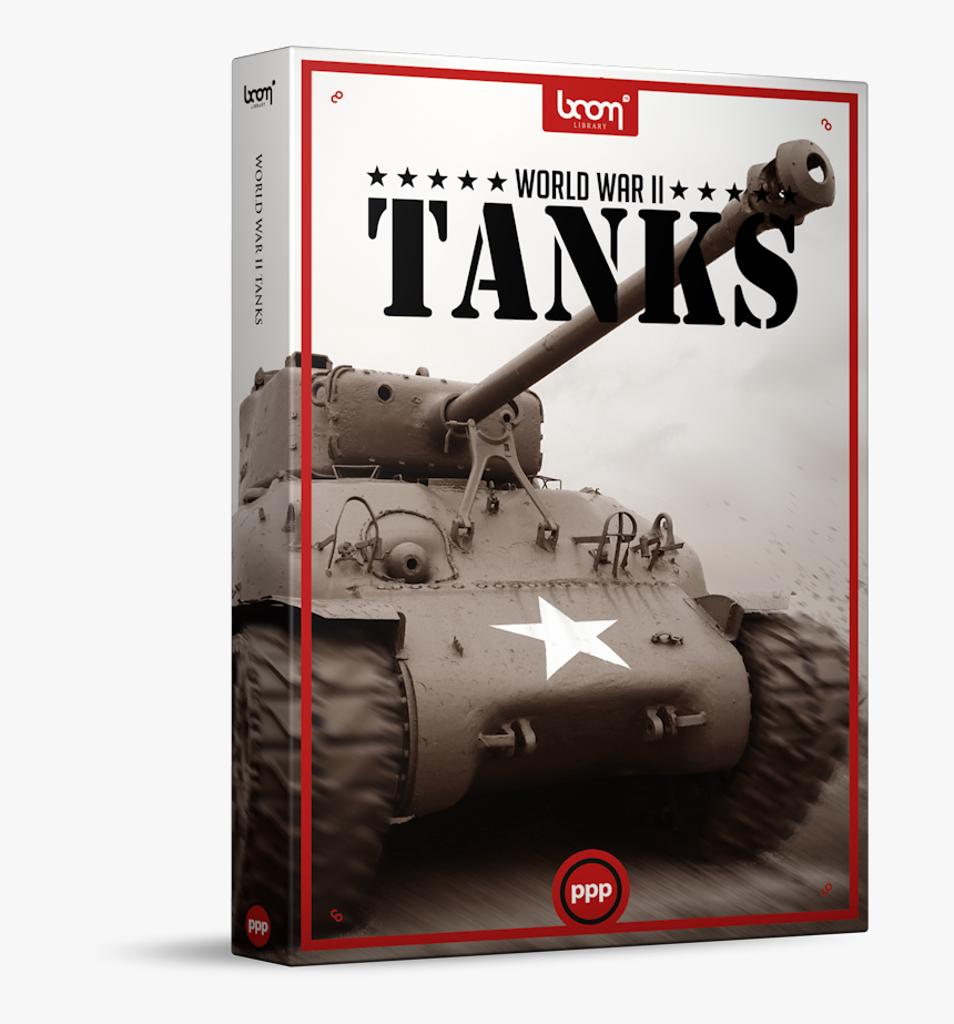 Ww2 Tanks Sound Effects Library Product Box - M4 Sherman, HD Png Download, Free Download