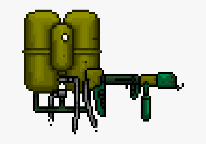 Hotline Miami Ww2 , Png Download - Flamethrower Sprite, Transparent Png, Free Download