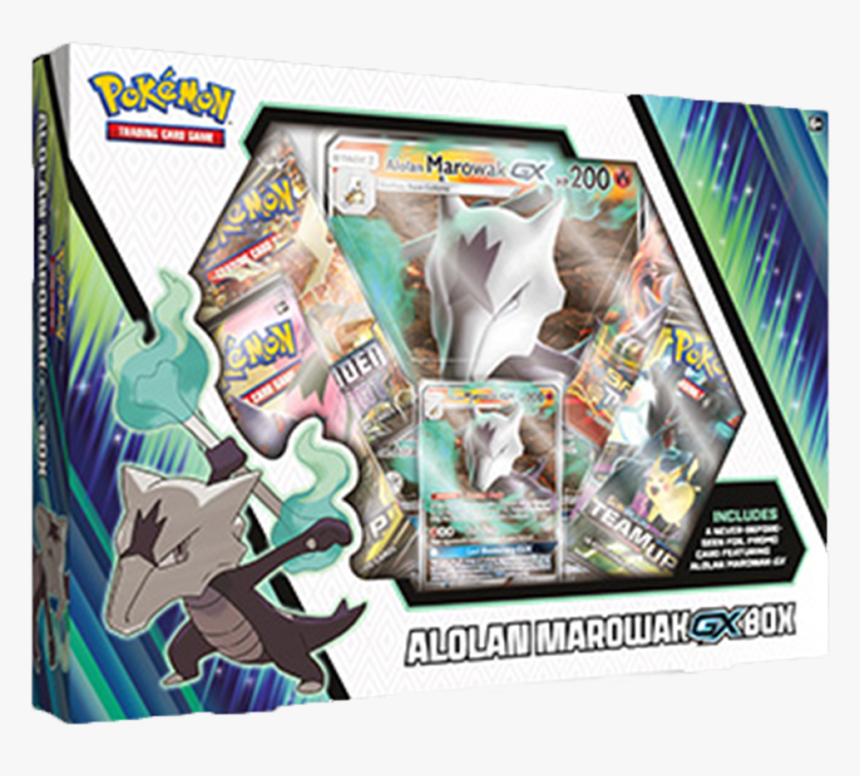 Alolan Marowak Gx Box, HD Png Download, Free Download