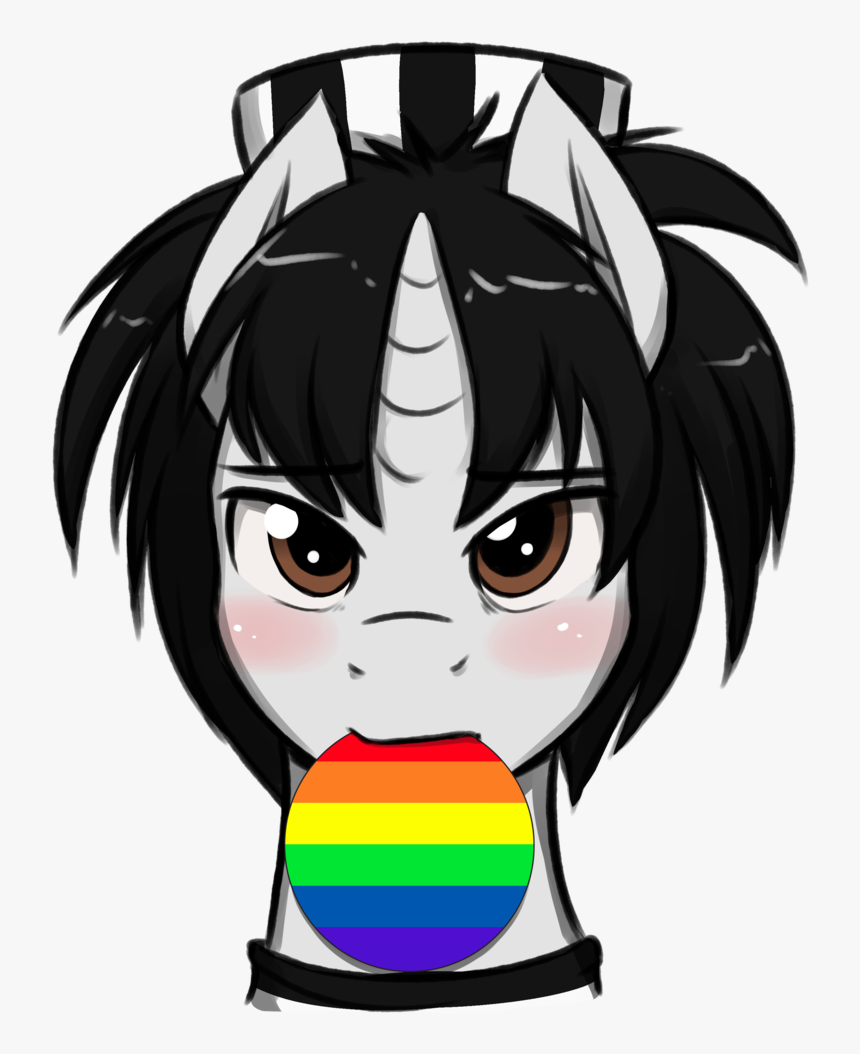 Jcosneverexisted, Blushing, Cute, Gay Pride Flag, Lgbt, - Cartoon, HD Png Download, Free Download